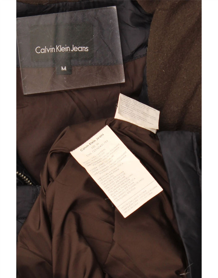 CALVIN KLEIN JEANS Ανδρικό Gilet με επένδυση UK 38 Medium Navy Blue Polyamide