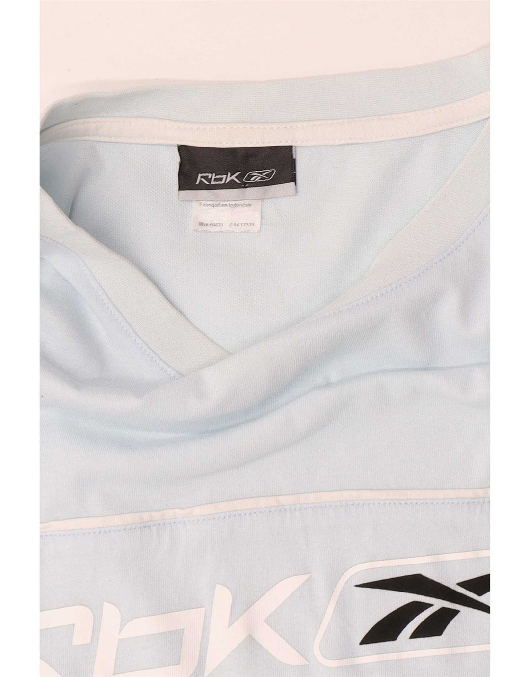 Ανδρικό γραφικό T-Shirt Reebok Top 2XL Μπλε βαμβακερό