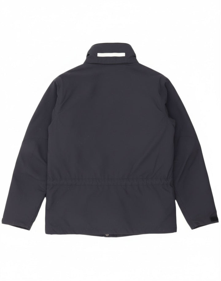 Ανδρικό μπουφάν με κουκούλα Slam UK 36 Small Navy Blue Nylon