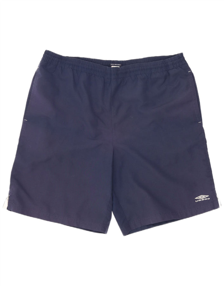 Ανδρικό σορτς κολύμβησης Umbro XL Navy Blue Polyester
