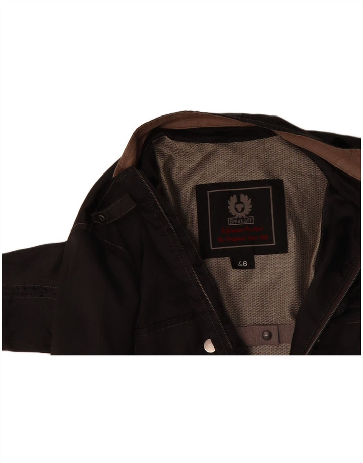 BELSTAFF Mens Utility Jacket EU 46 Small Black Polyester