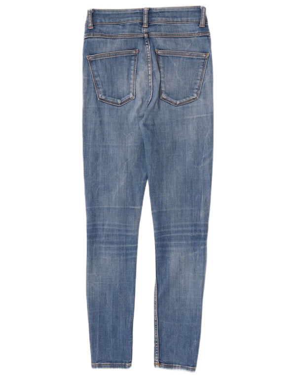 Zara Γυναικείο Skinny Jeans EU 36 XS W26 L27 Μπλε βαμβακερό