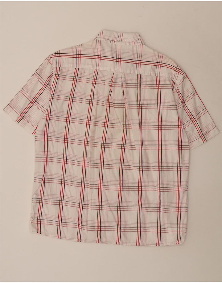 Ανδρικό κοντομάνικο πουκάμισο Wrangler XL Λευκό βαμβακερό