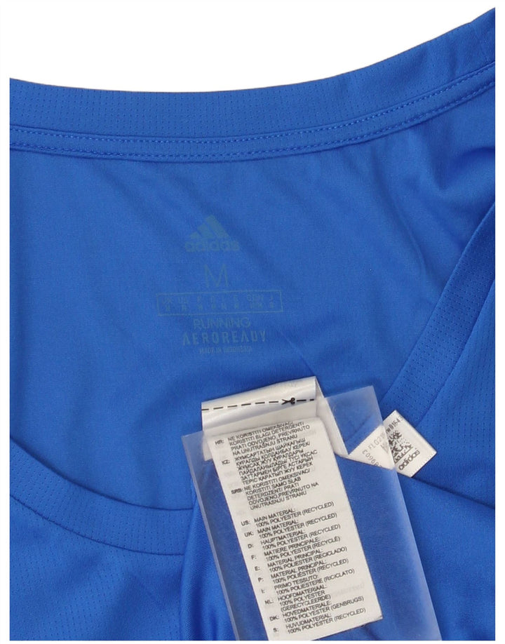 Adidas Ανδρικό γιλέκο Aeroready Top Medium Blue Polyester