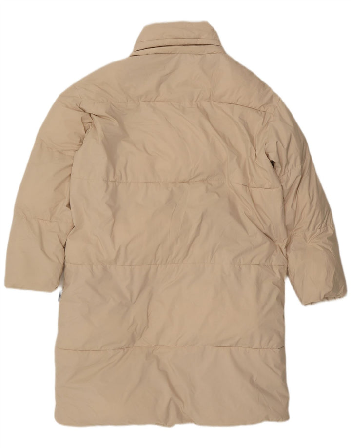 ZARA Γυναικείο Υπερμεγέθη Παλτό UK 6 XS Μπεζ Πολυεστέρας