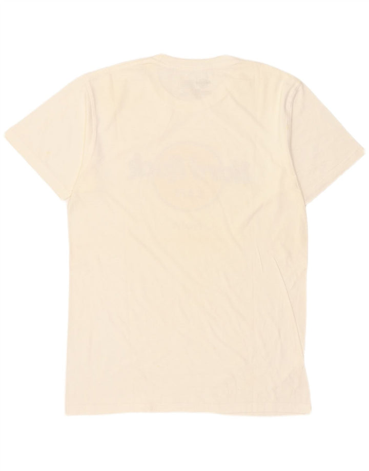 Hard Rock Cafe Ανδρικό T-Shirt Graphic Praha Top Μεσαίο λευκό βαμβακερό