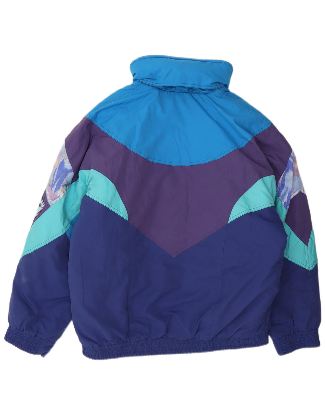Sergio Tacchini Ανδρικό μπουφάν σκι UK 42 XL Blue Colorblock Polyester