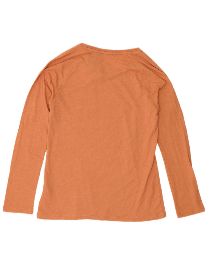Dickies Γυναικείο τοπ μακρυμάνικο UK 10 Small πορτοκαλί βαμβακερό