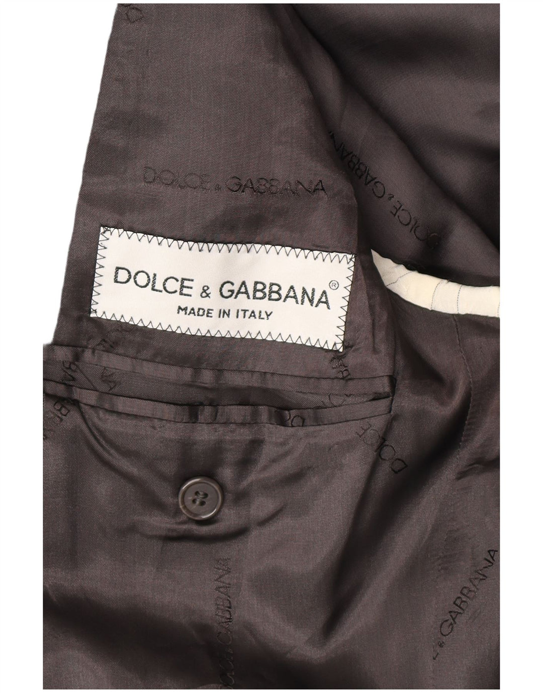 Dolce & Gabbana Ανδρικό σακάκι με 3 κουμπιά σακάκι IT 50 μεγάλο γκρι βισκόζη