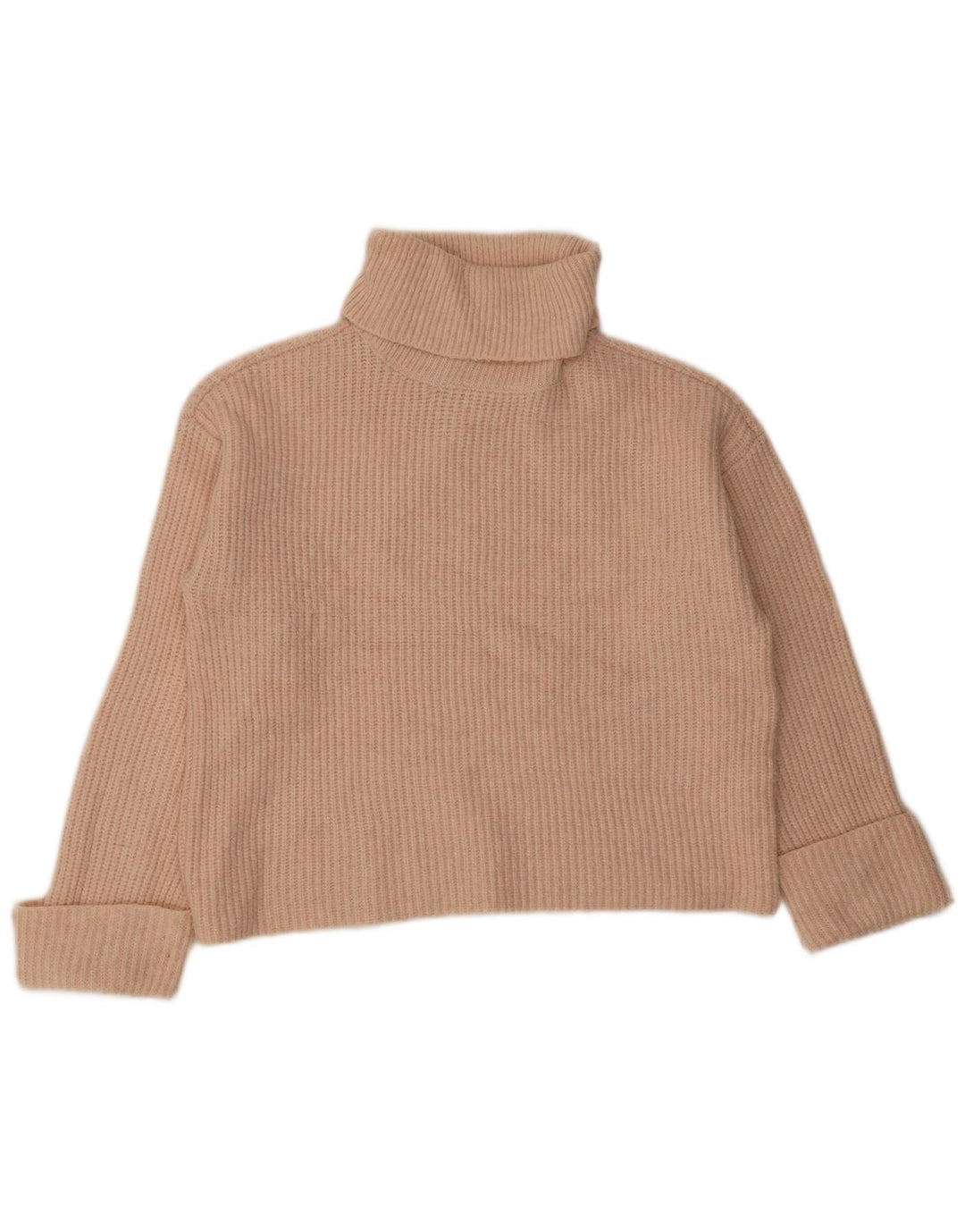 Marks & Spencer Γυναικείο πουλόβερ με ρολό λαιμόκοψη UK 14 Medium Orange