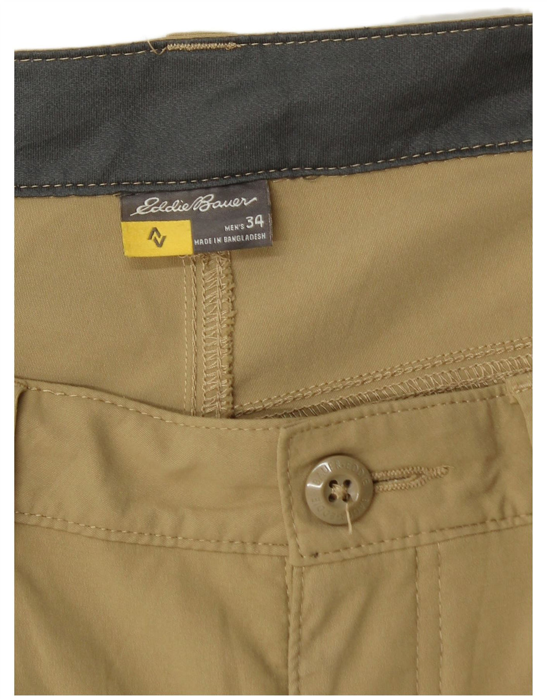 Eddie Bauer Ανδρικό σορτς Cargo W34 Large Khaki Nylon