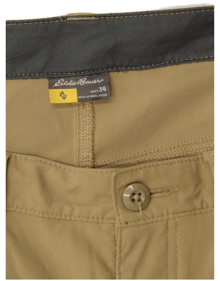 Eddie Bauer Ανδρικό σορτς Cargo W34 Large Khaki Nylon