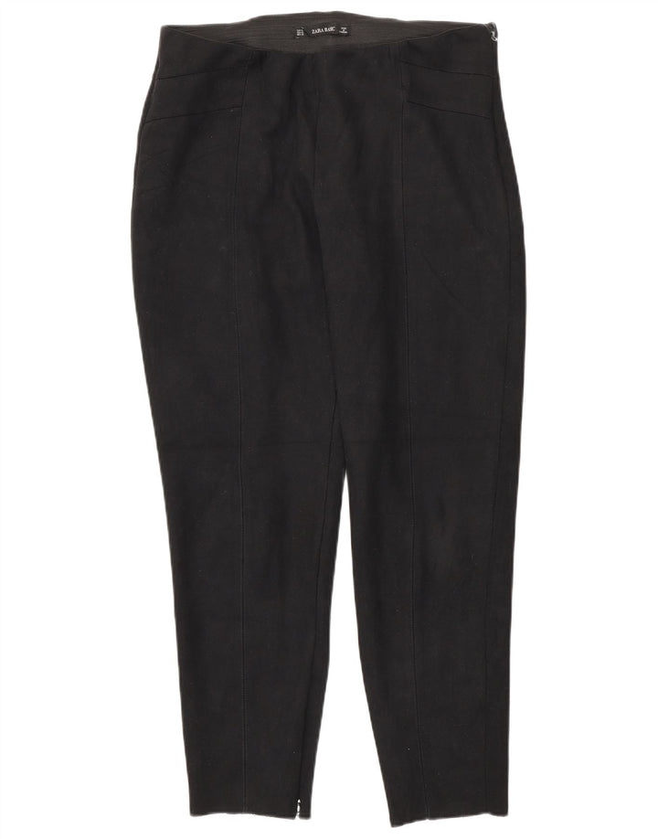 Zara Γυναικείο Slim Παντελόνι XL W36 L27 Μαύρο