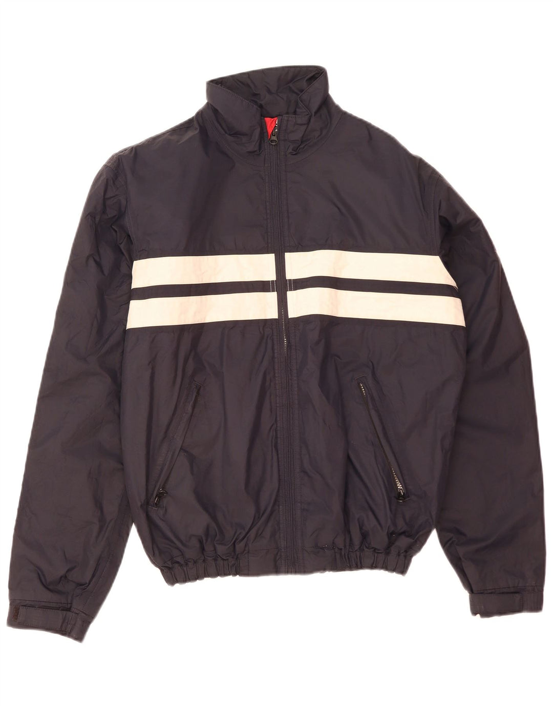 Murphy & Nye Mens Windbreaker Jacket UK 40 Large Navy Blue Colourblock
