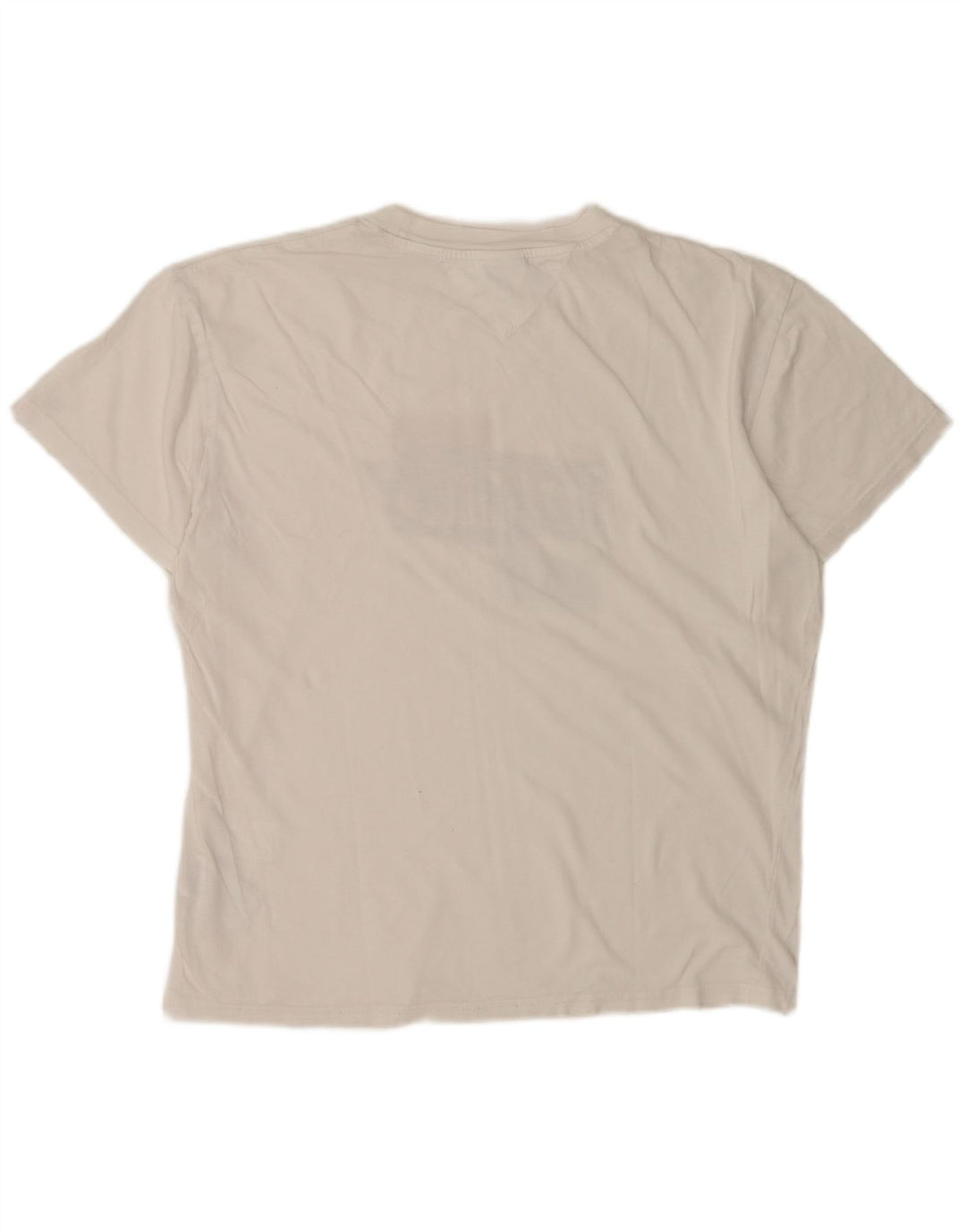 Ανδρικό γραφικό T-Shirt Tommy Hilfiger Top Μεσαίο λευκό βαμβακερό
