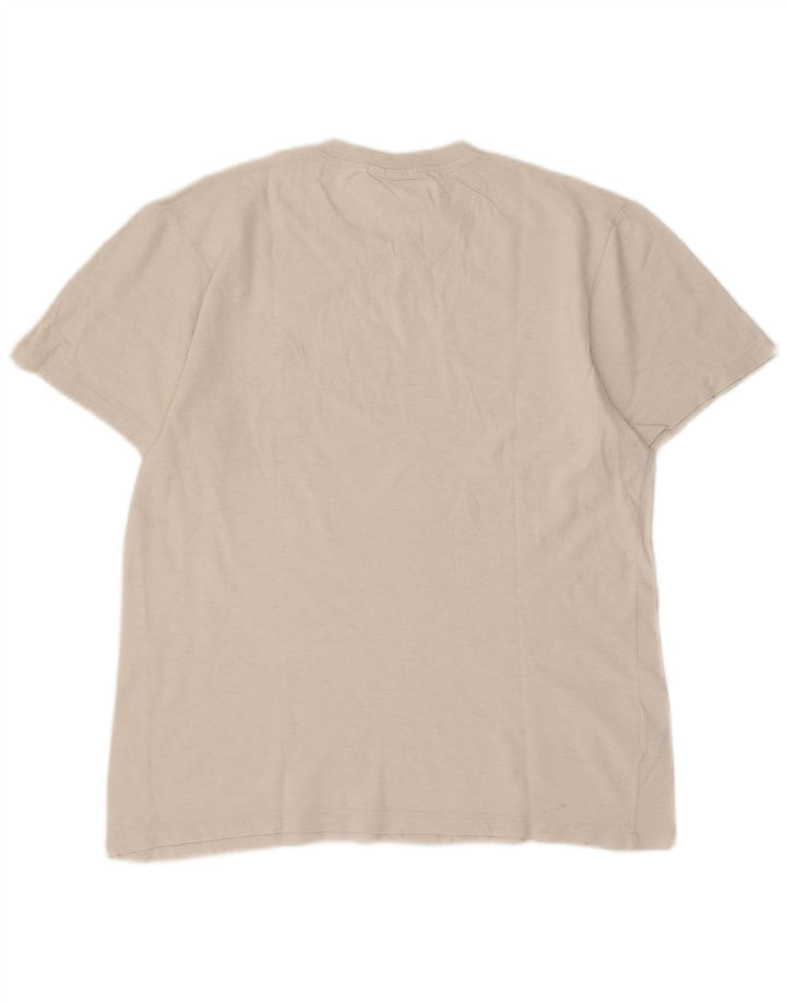 Ανδρικό T-Shirt Lacoste Top Size 4 Μεσαίο λευκό βαμβακερό