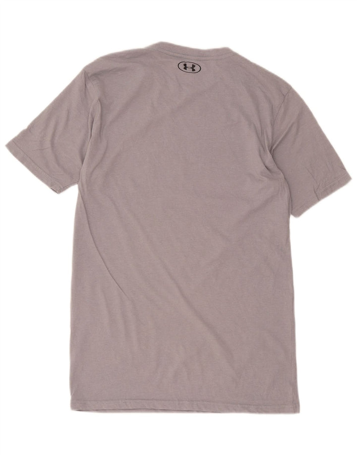 Ανδρικό γραφικό μπλουζάκι Under Armour Top Μεσαίο γκρι βαμβακερό