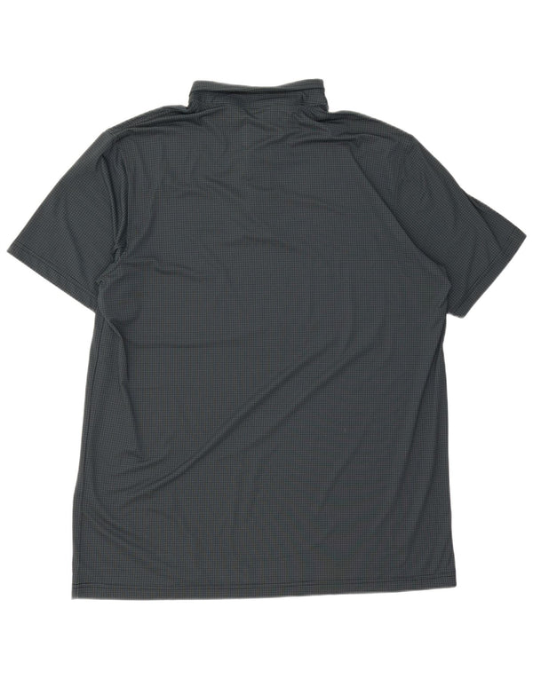 Ανδρικό μπλουζάκι Nike Dri Fit Polo 4XL με πράσινο στίγματα από πολυεστέρα