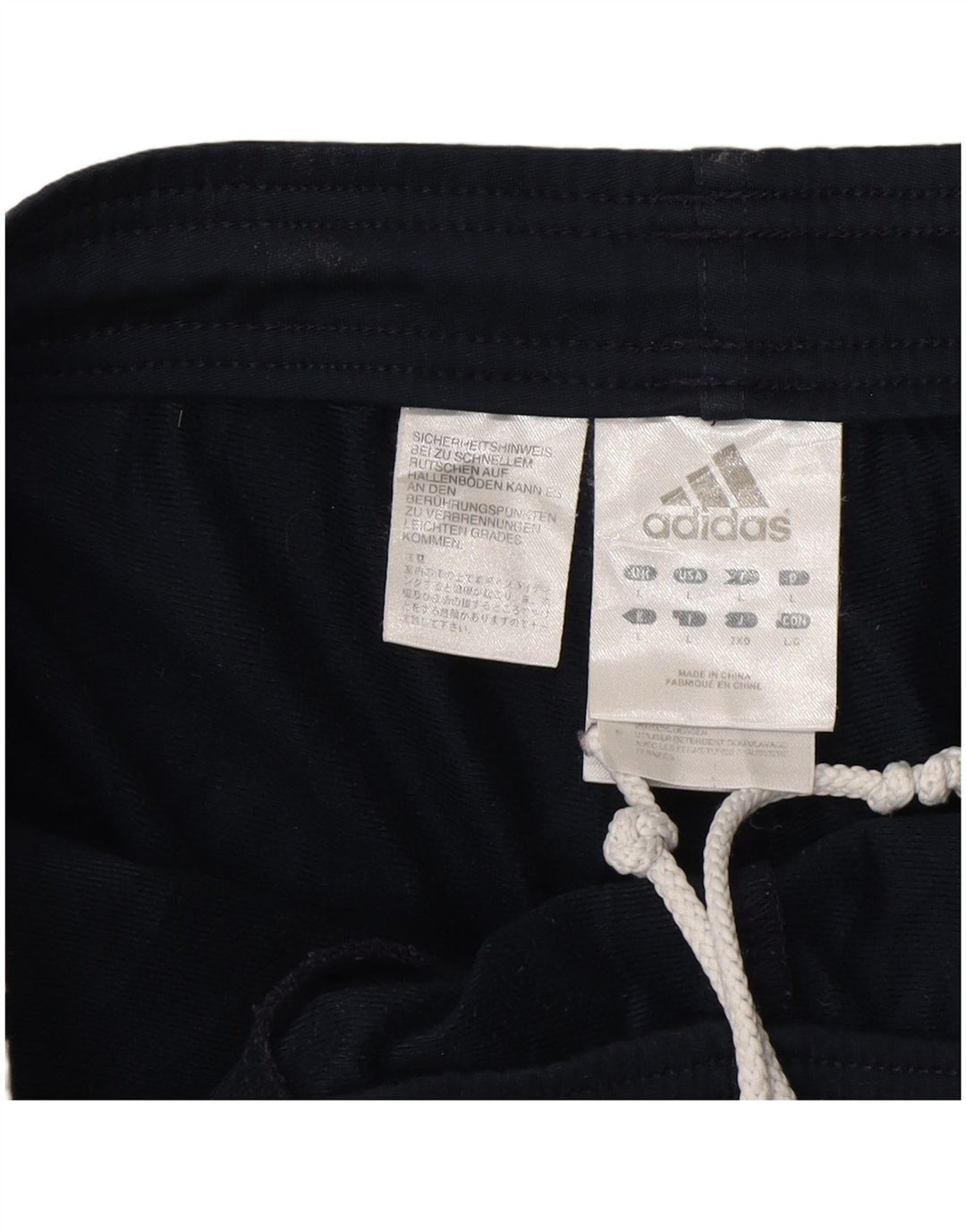 Ανδρική αθλητική φόρμα Adidas Παντελόνι μεγάλο μπλε ναυτικό πολυεστέρα