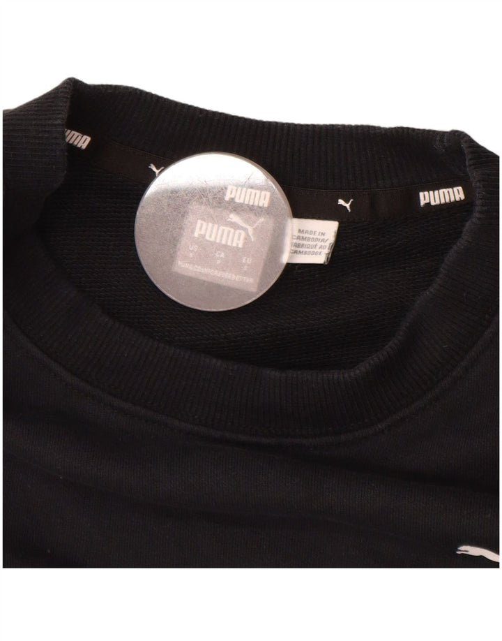 Γυναικεία φούτερ με γραφικά Crop PUMA UK 10 Small Black