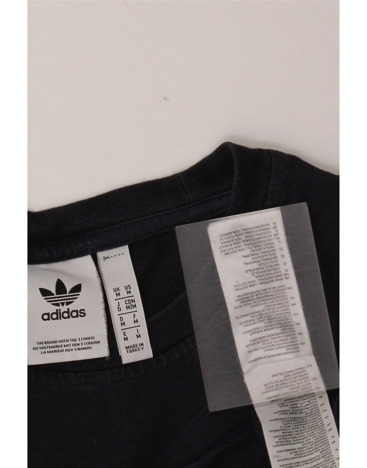 Ανδρικό T-Shirt Adidas Top Βαμβακερό μεσαίο Navy Blue
