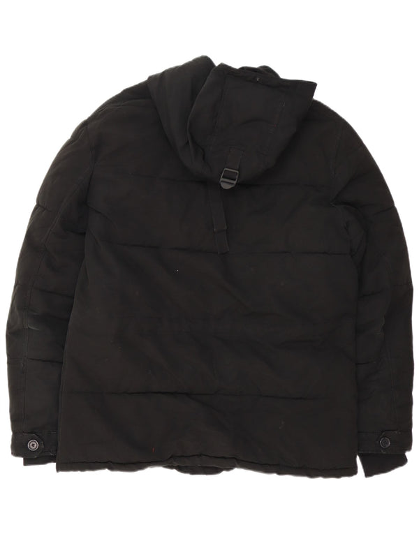 Zara Ανδρικό μπουφάν με κουκούλα UK 38 Medium Black