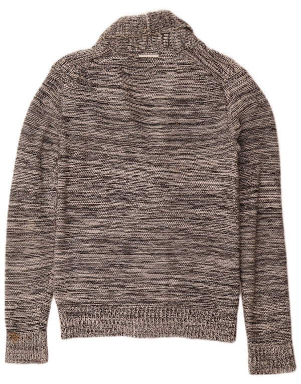 Armani Exchange Ανδρικό πουλόβερ ζακέτα XS Γκρι βαμβακερό