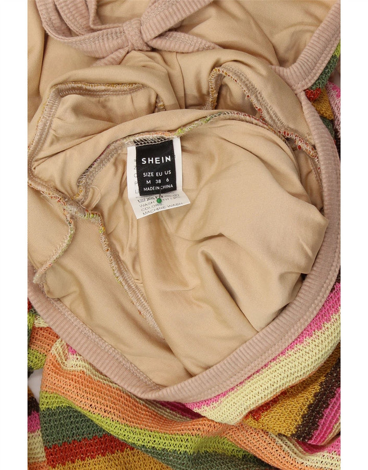 SHEIN Γυναικεία Ολόσωμη Ολόσωμη φόρμα UK 14 Μεσαίο πολύχρωμο ριγέ πολυεστέρα