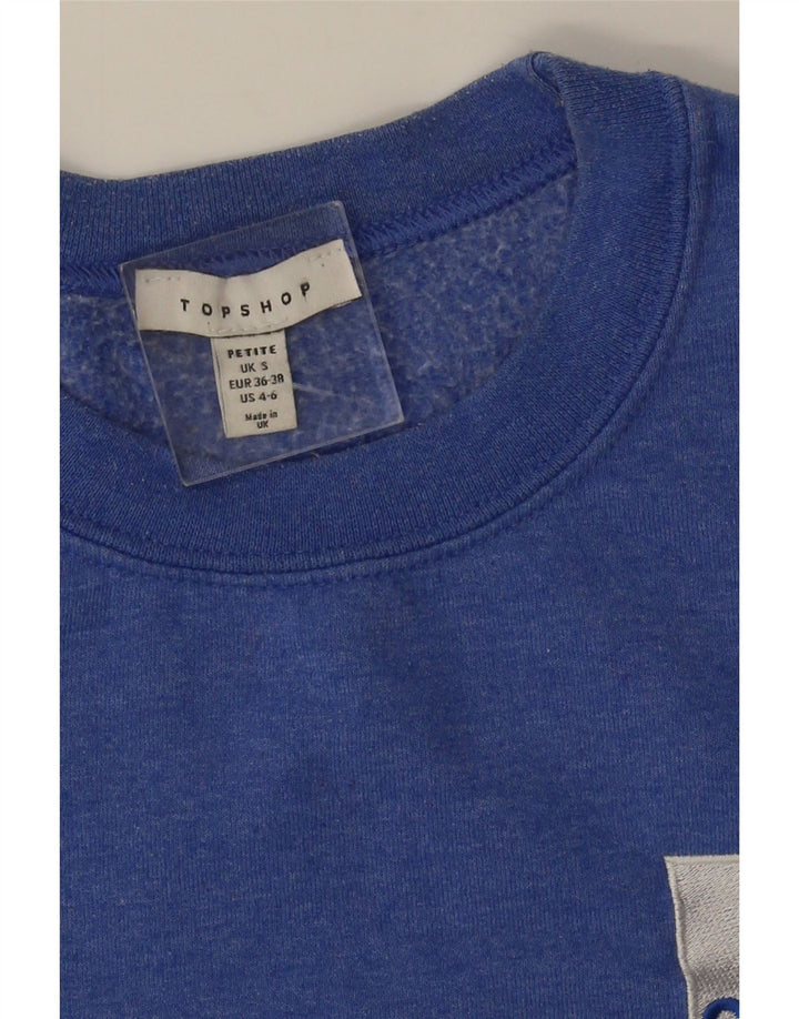 TOPSHOP Ανδρικό φούτερ Petite Jumper Small Blue