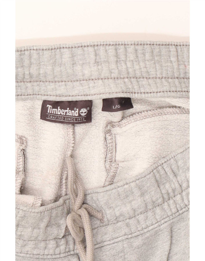 Ανδρική φόρμα Timberland Παντελόνι Joggers Μεγάλο Γκρι Βαμβακερό