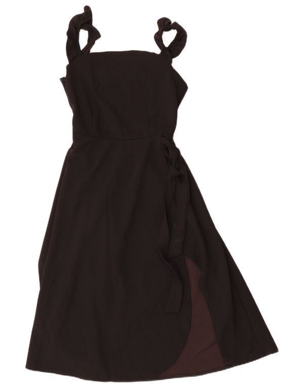Γυναικείο μάξι αμάνικο φόρεμα Abercrombie & Fitch UK 8 Small Black