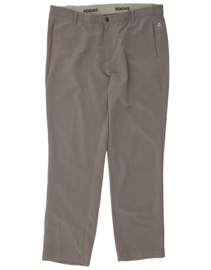 Ανδρικό ίσιο παντελόνι Chino Adidas W38 L32 Γκρι Πολυεστέρας