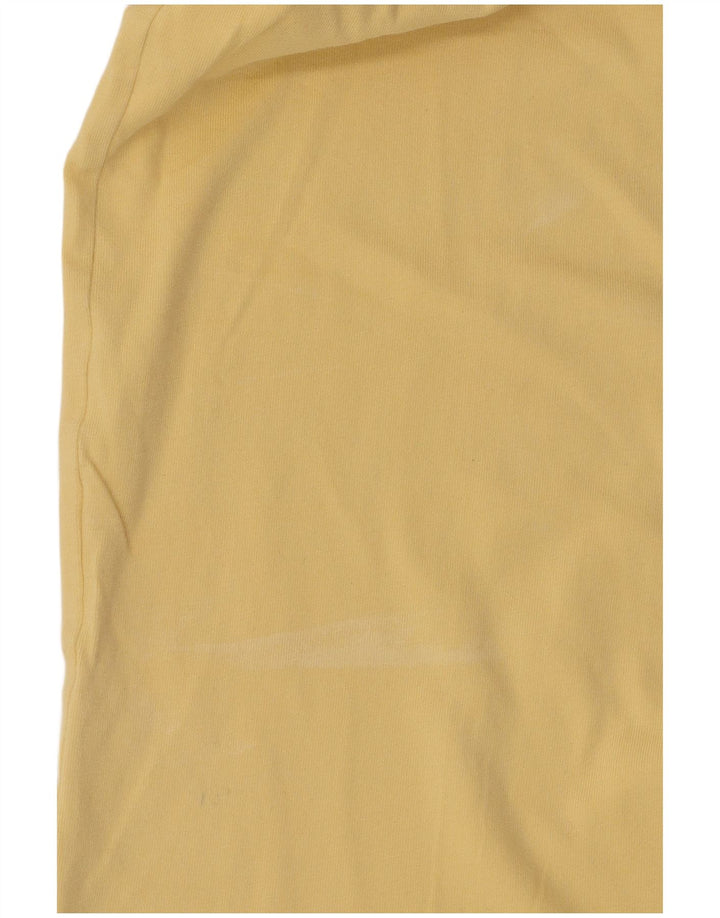 Ανδρικό T-Shirt Adidas Top μεγάλο κίτρινο βαμβακερό