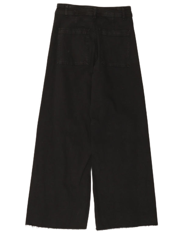 Zara Γυναικείο Wide Leg Jeans EU 40 Medium W30 L28 Black