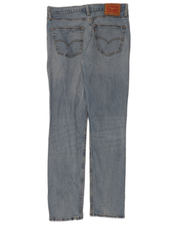 Levi's Mens 511 Slim Jeans W32 L32 Blue Cotton