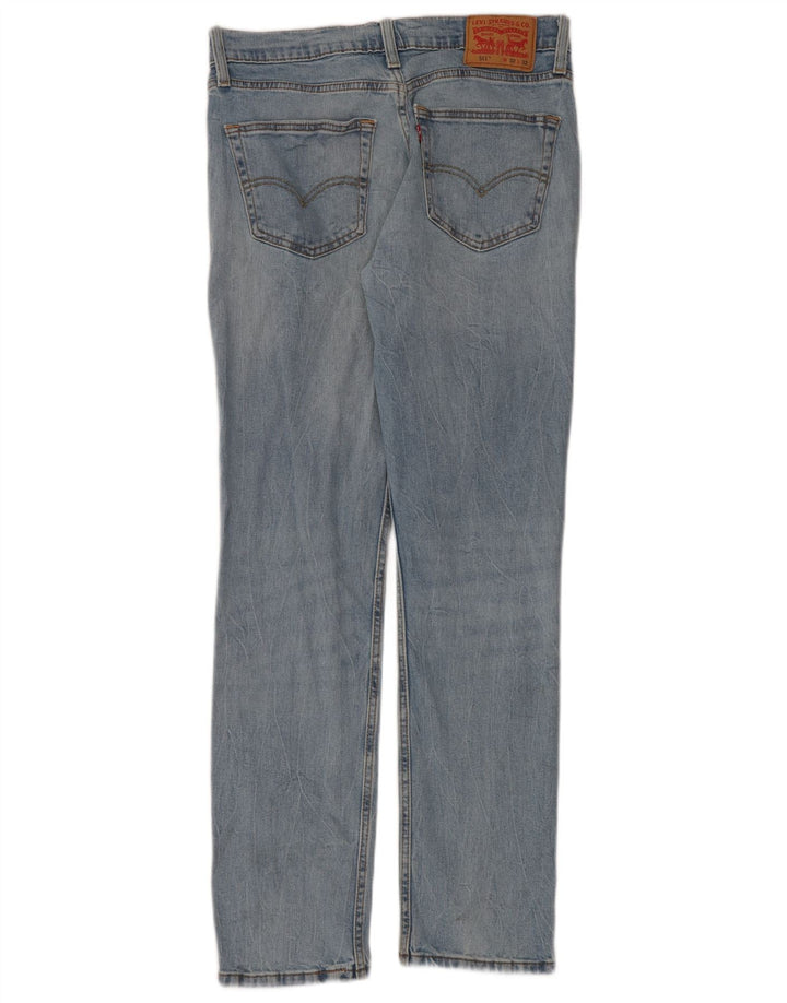 Levi's Mens 511 Slim Jeans W32 L32 Blue Cotton