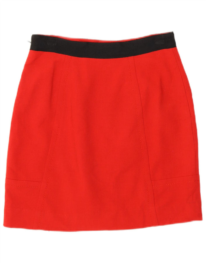 Coast Γυναικεία Μίνι Φούστα UK 8 Small W26 Red Colourblock Polyester