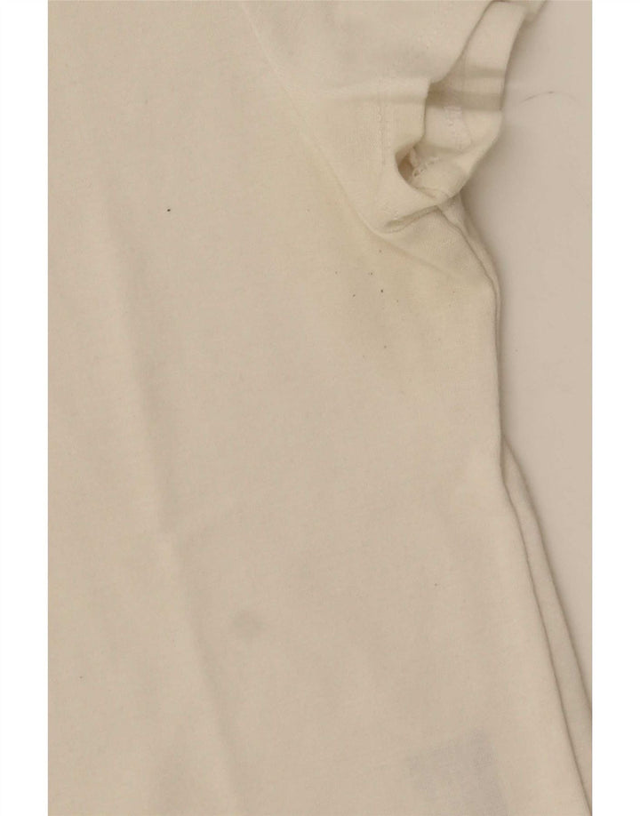 Γυναικείο T-Shirt Levi's Top UK 12 μεσαίο λευκό βαμβακερό