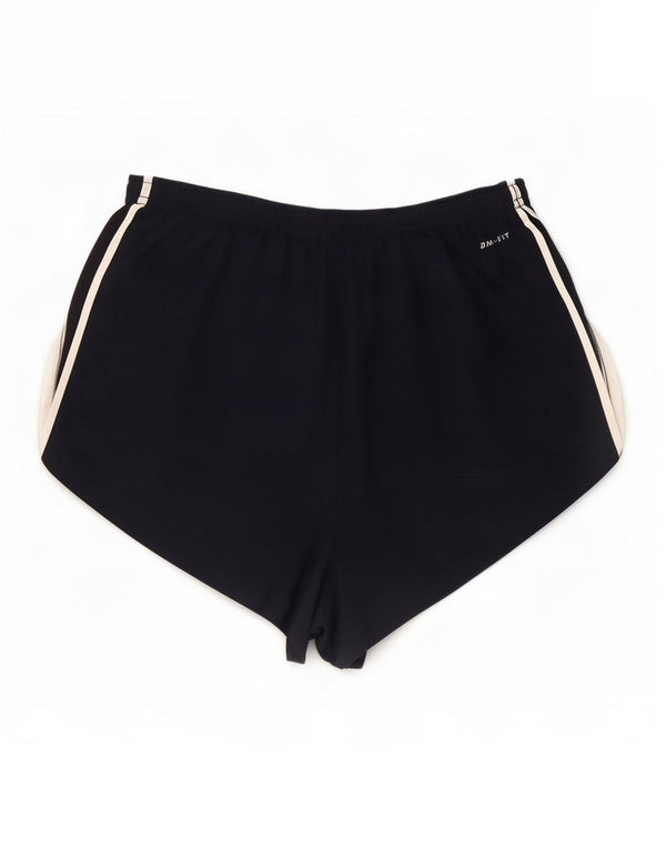 Adidas Womens Dri Fit Sport Shorts UK 16 Large Navy Blue