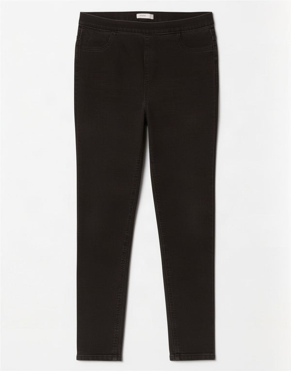 Marks & Spencer Γυναικεία Jegging Τζιν UK 12 Medium W32 L28 Μαύρο βαμβακερό