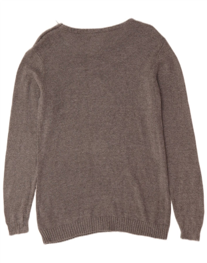 Ανδρικό πουλόβερ Guess Boat Neck Jumper Μικρό Γκρι βαμβακερό