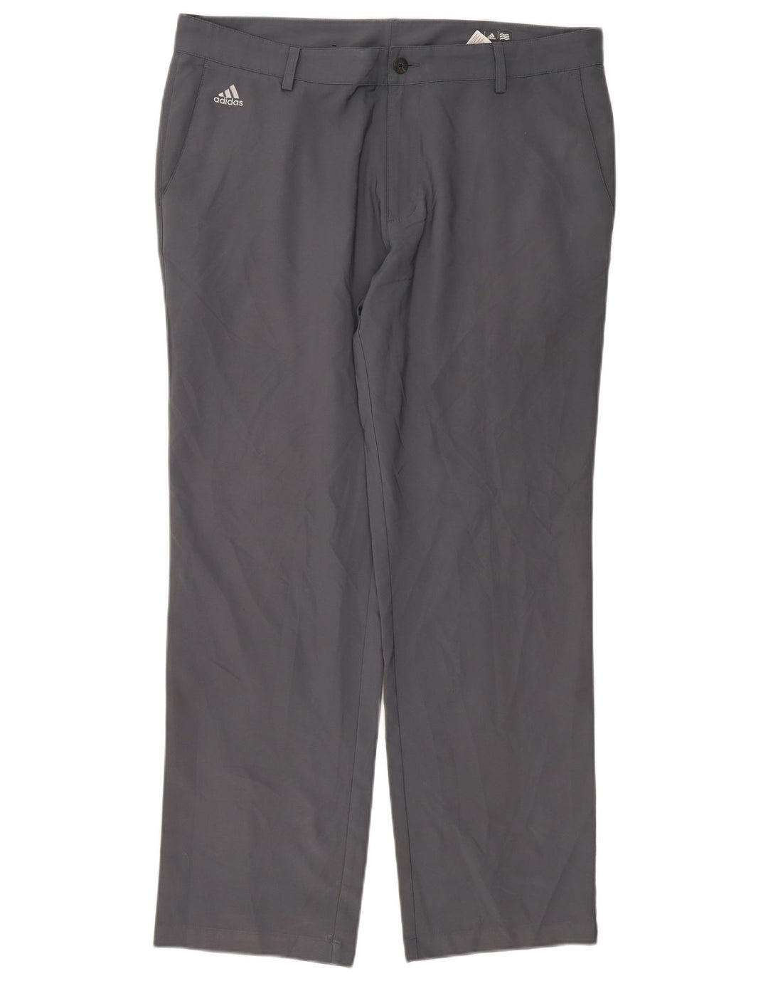 Adidas Ανδρικό Climalite ίσιο παντελόνι Chino W38 L32 Γκρι Πολυεστέρας