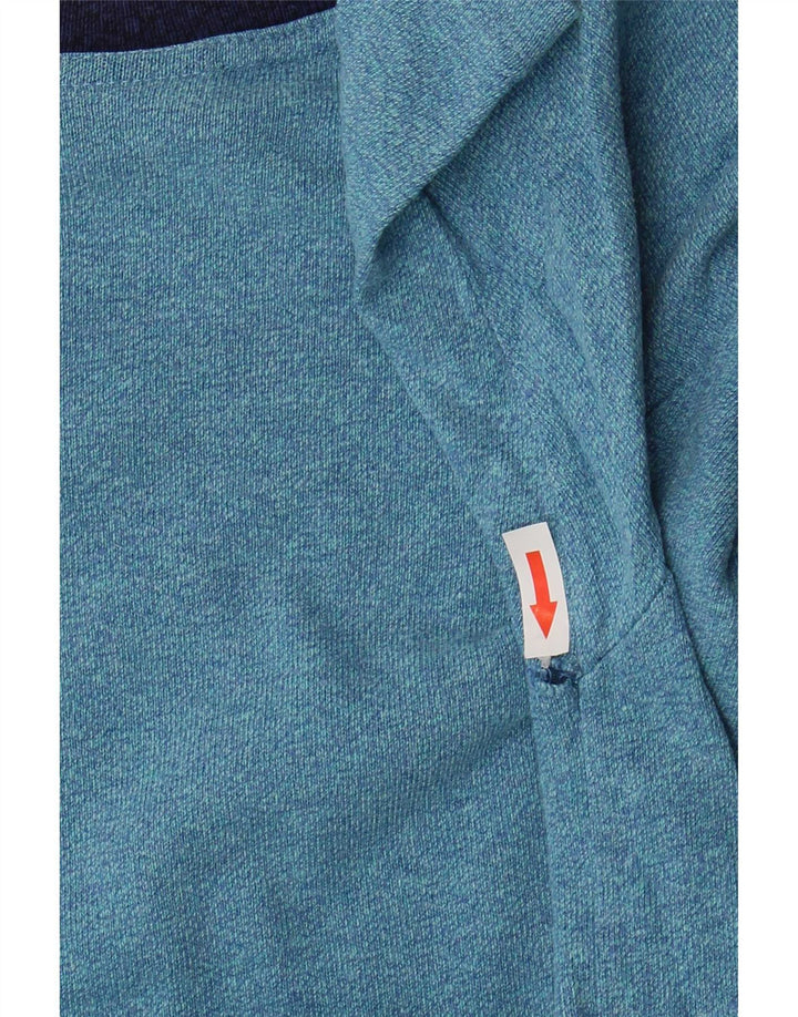 Ανδρικό T-Shirt Asics Top Βαμβακερό μεσαίο μπλε φλύκταινο