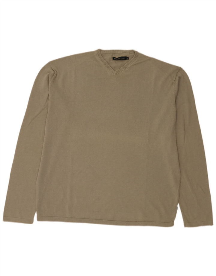 Ανδρικό πουλόβερ Dockers Khakis με V-Neck Jumper 2XL Khaki