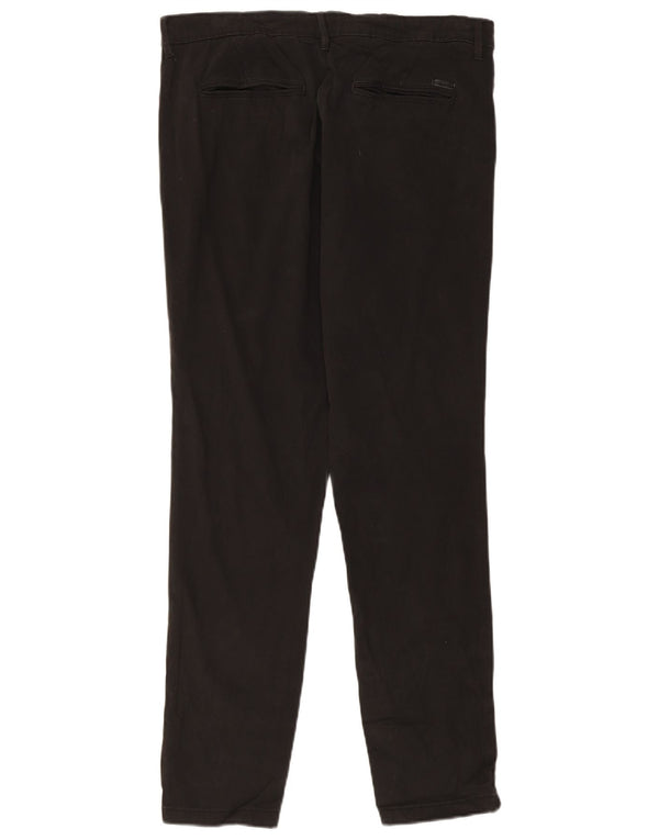 Ανδρικό παντελόνι Chino Jack & Jones W34 L32 μαύρο βαμβακερό