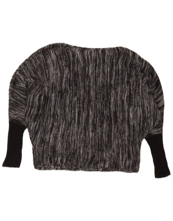 CALVIN KLEIN JEANS Γυναικείο πουλόβερ με λαιμόκαυστο UK 6 XS με γκρι φλιτζάνια