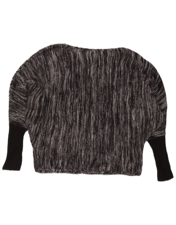 CALVIN KLEIN JEANS Γυναικείο πουλόβερ με λαιμόκαυστο UK 6 XS με γκρι φλιτζάνια