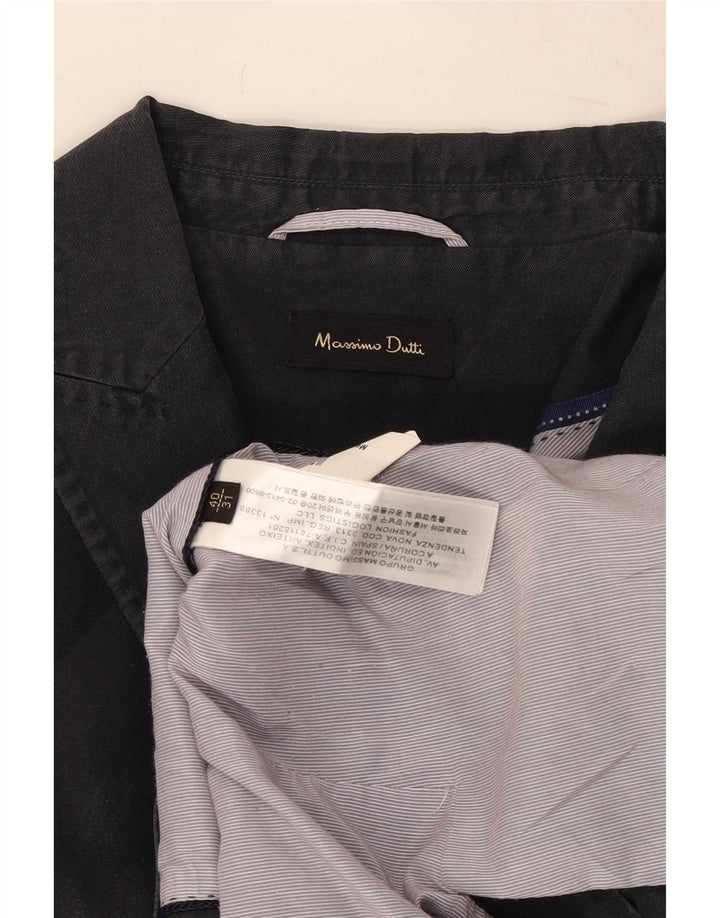 Massimo Dutti Γυναικείο σακάκι 1 κουμπιού EU 40 Medium Navy Blue