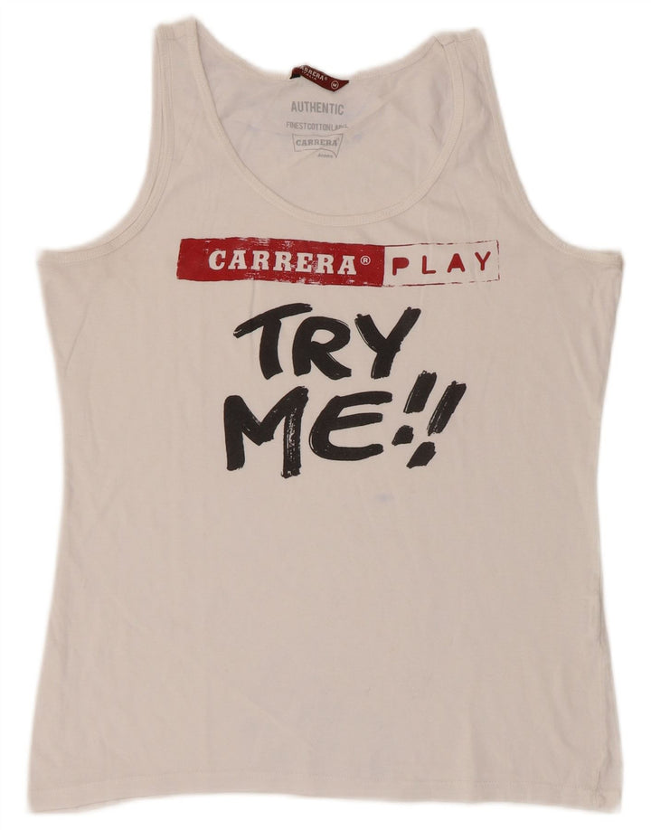 Γυναικείο γραφικό γιλέκο CARRERA Top UK 12 Medium White