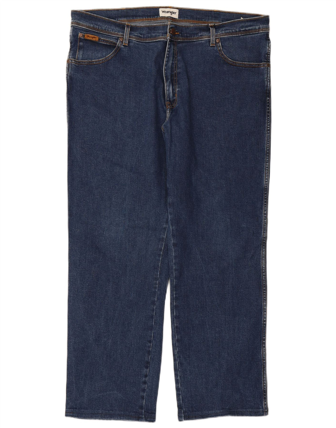WRANGLER Ανδρικό Texas Straight Jeans W42 L29 Μπλε βαμβακερό